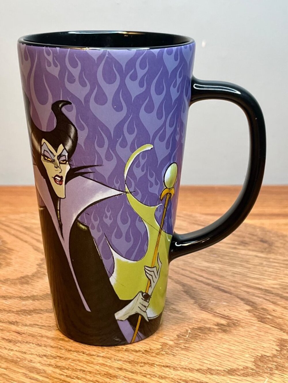 Disney Parks Maleficent Tall Latte Coffee Tea Mug Cup Sleeping Beauty Sketch